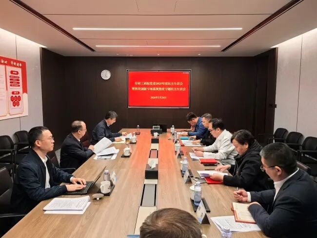 有研工研院党委召开2025年度民主生活会暨科技创新专项巡视整改专题民主生活会